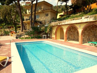 Ferienhäuser Costa Brava Spanien - Villa Palmera - Villa Außenbereich Ferienhäuser Costa Brava Spanien - Villa Palmera - Villa Außenbereich