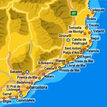 Costa Brava Spanien