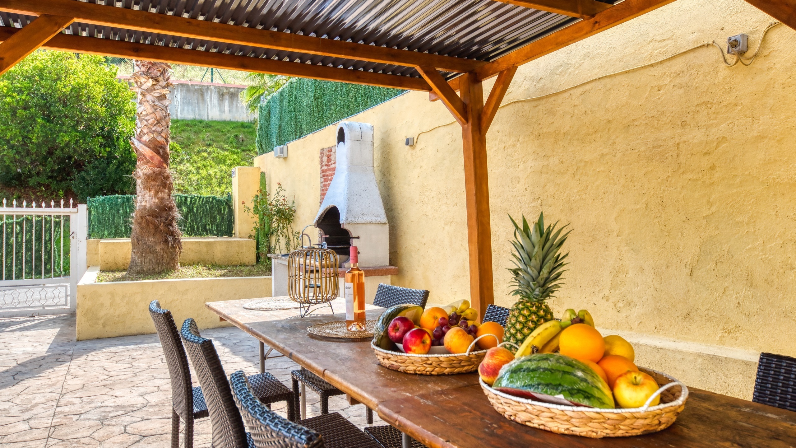 Ferienhäuser Costa Brava Spanien - Villa Ashley - Grillplatz