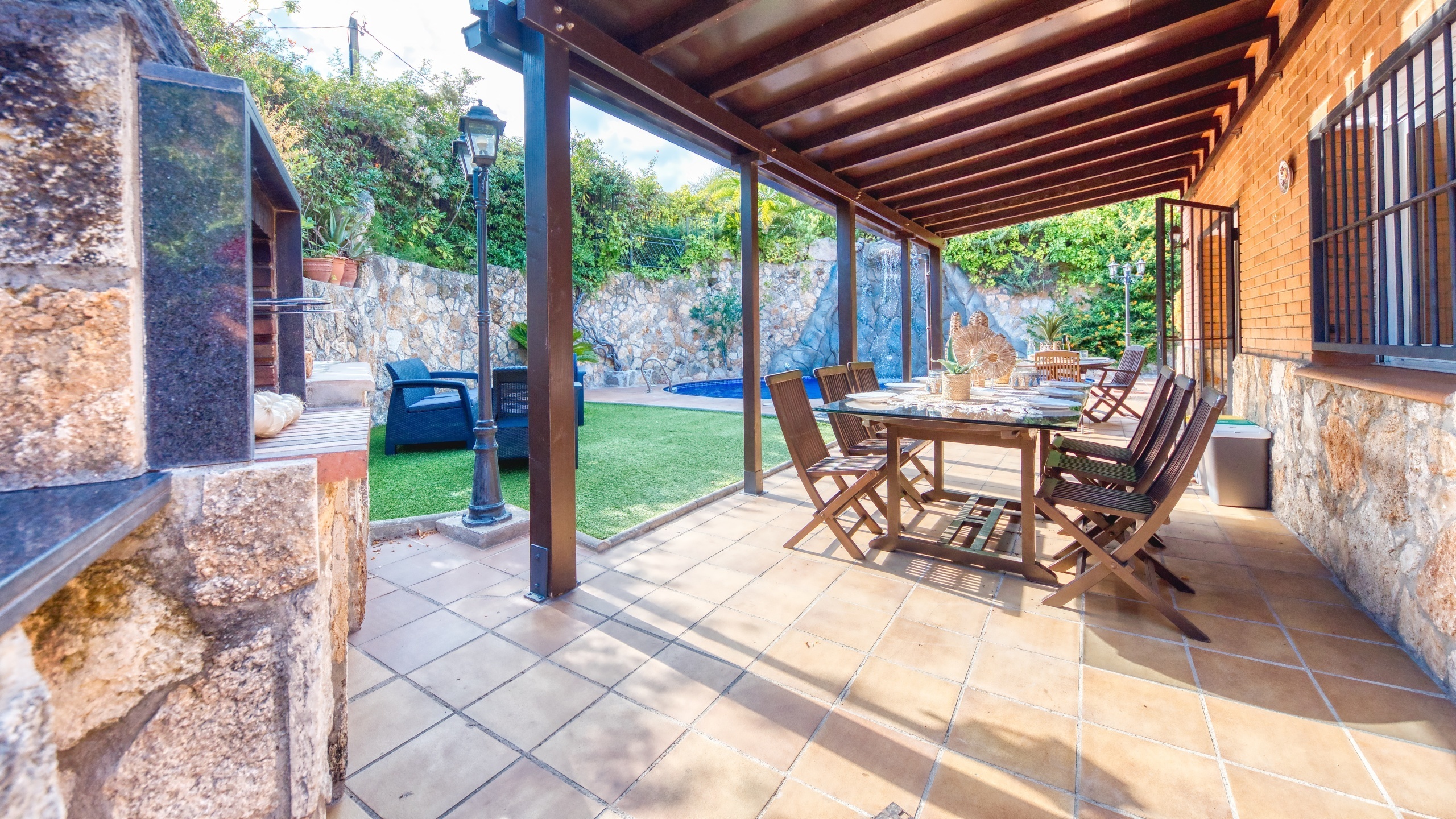 Ferienhäuser Costa Brava Spanien - Villa Alba - Terrasse