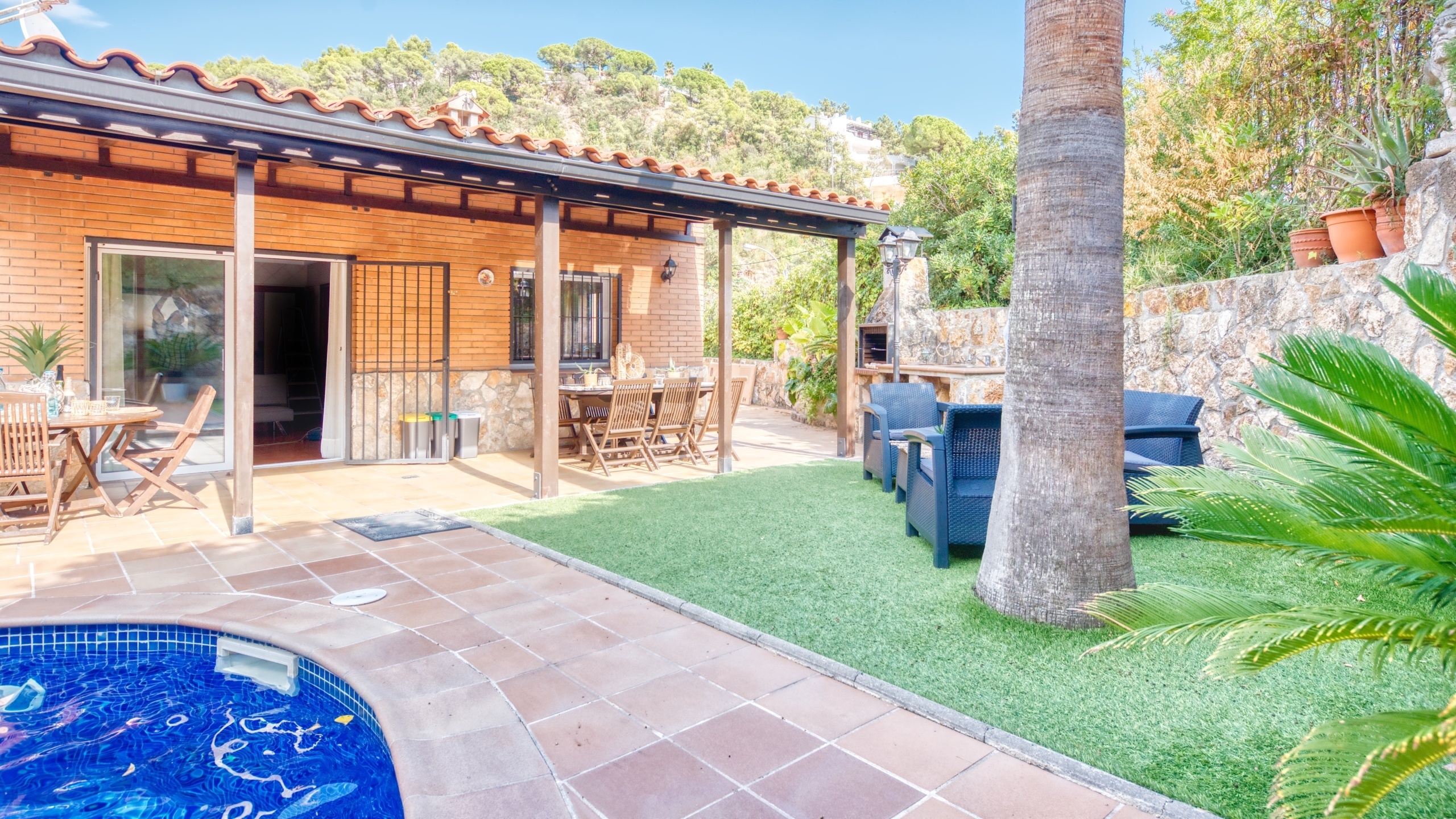 Ferienhäuser Costa Brava Spanien - Villa Alba - Lounge-Bereich