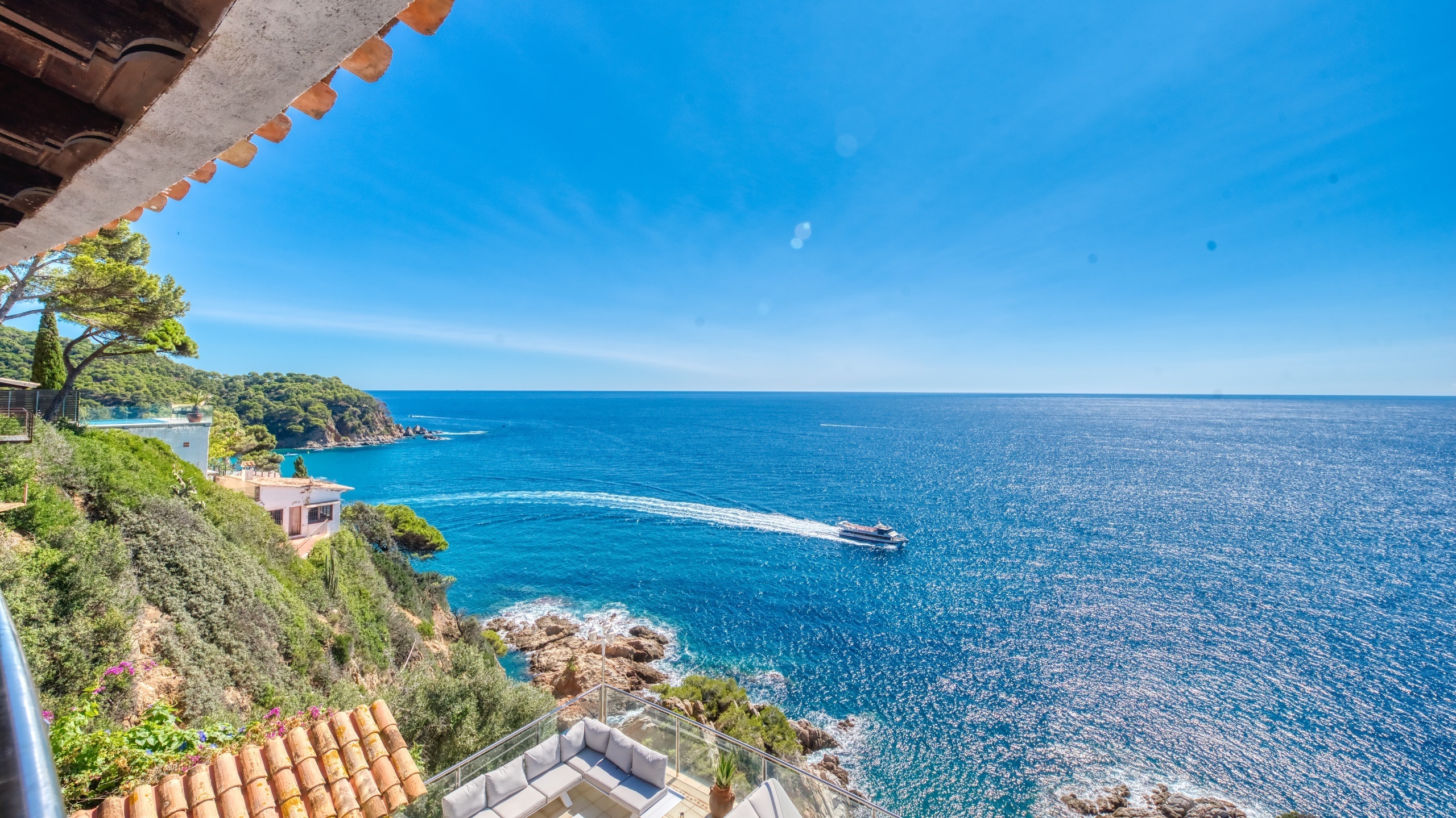 Ferienhäuser Costa Brava Spanien - Villa Infinity - Eine der Aussichten