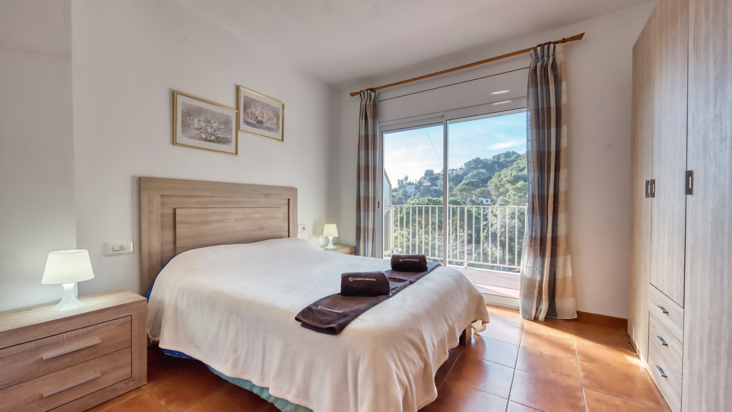 Ferienhäuser Costa Brava Spanien - Villa Blanca - Schlafzimmer