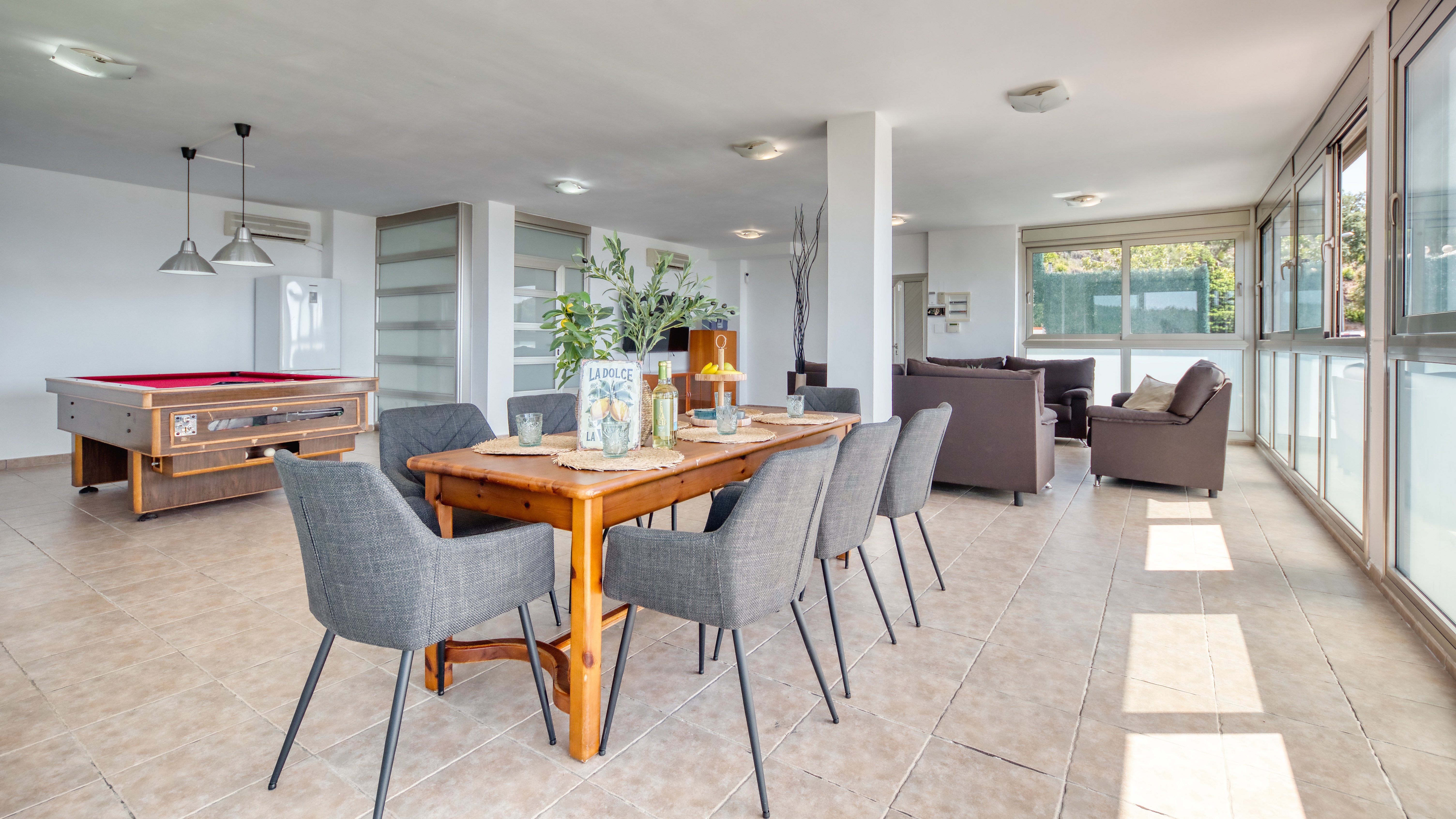 Ferienhäuser Costa Brava Spanien - Villa Sandy Beach - Essecke