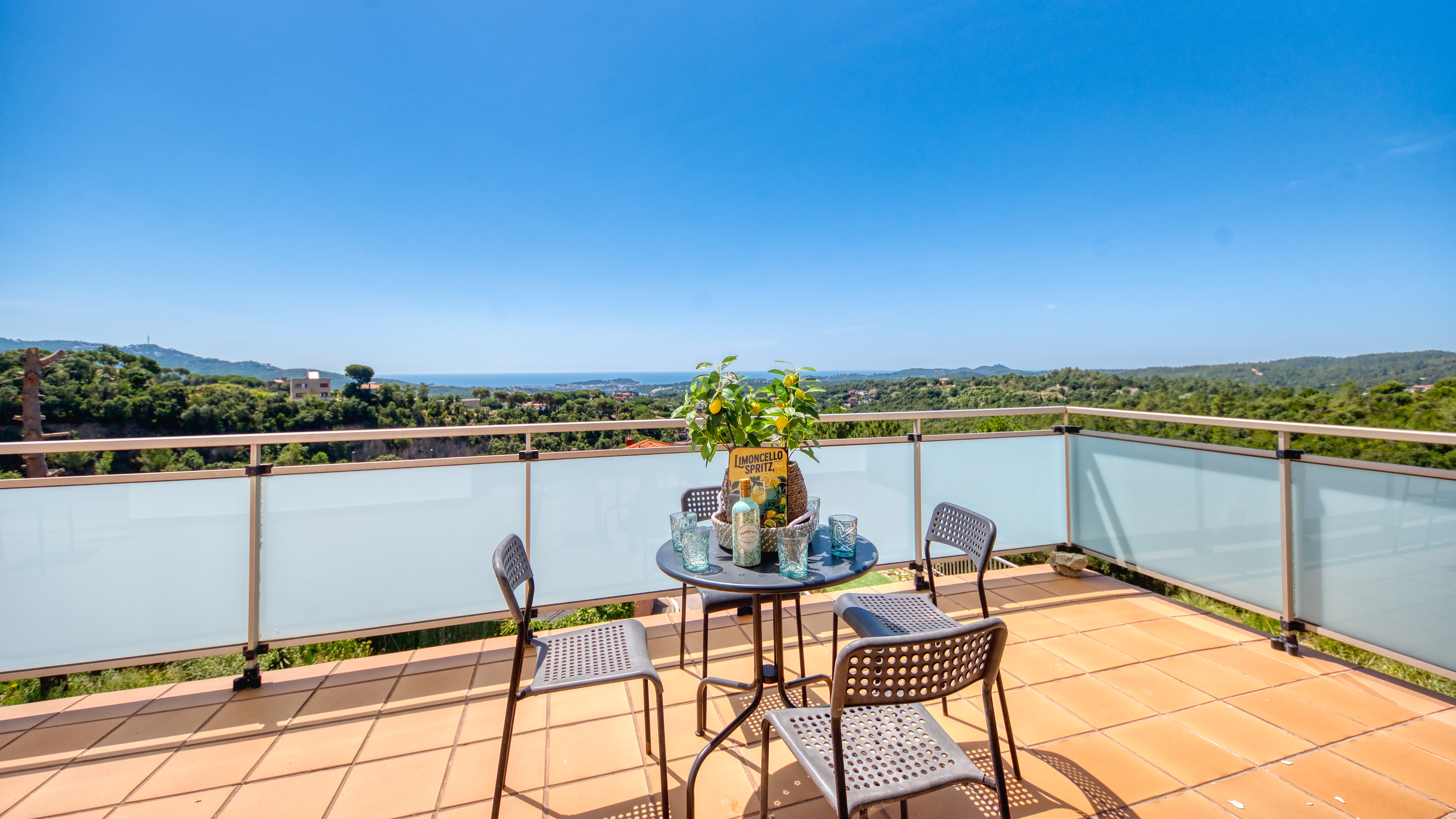 Ferienhäuser Costa Brava Spanien - Villa Sandy Beach - Terrasse