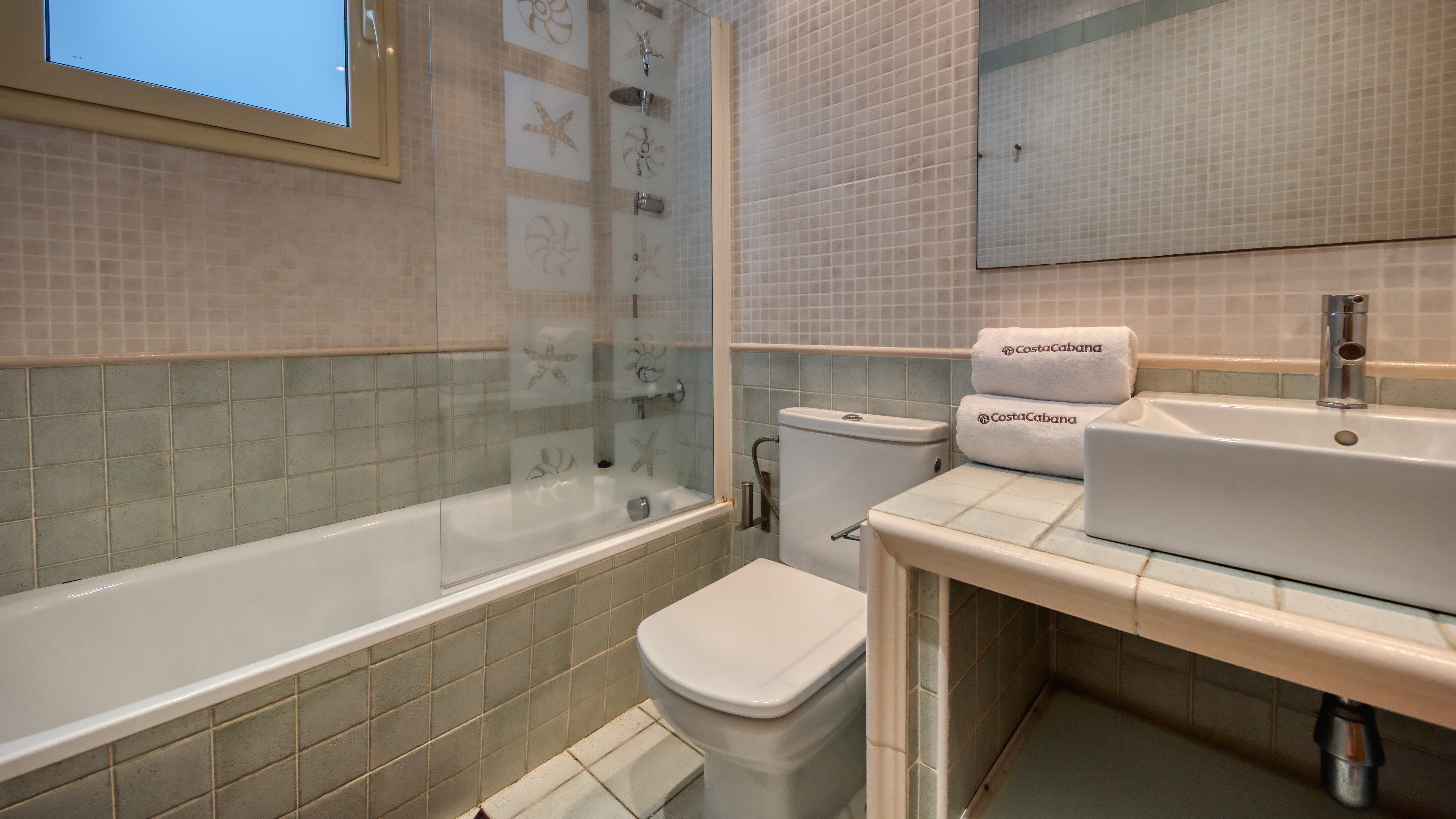 Ferienhäuser Costa Brava Spanien - Villa Sandy Beach - Badezimmer