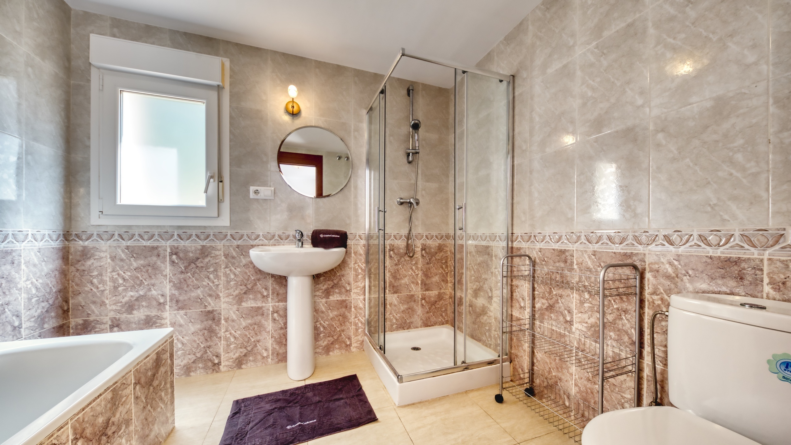 Ferienhäuser Costa Brava Spanien - Villa Esmee - En-suite Badezimmer 