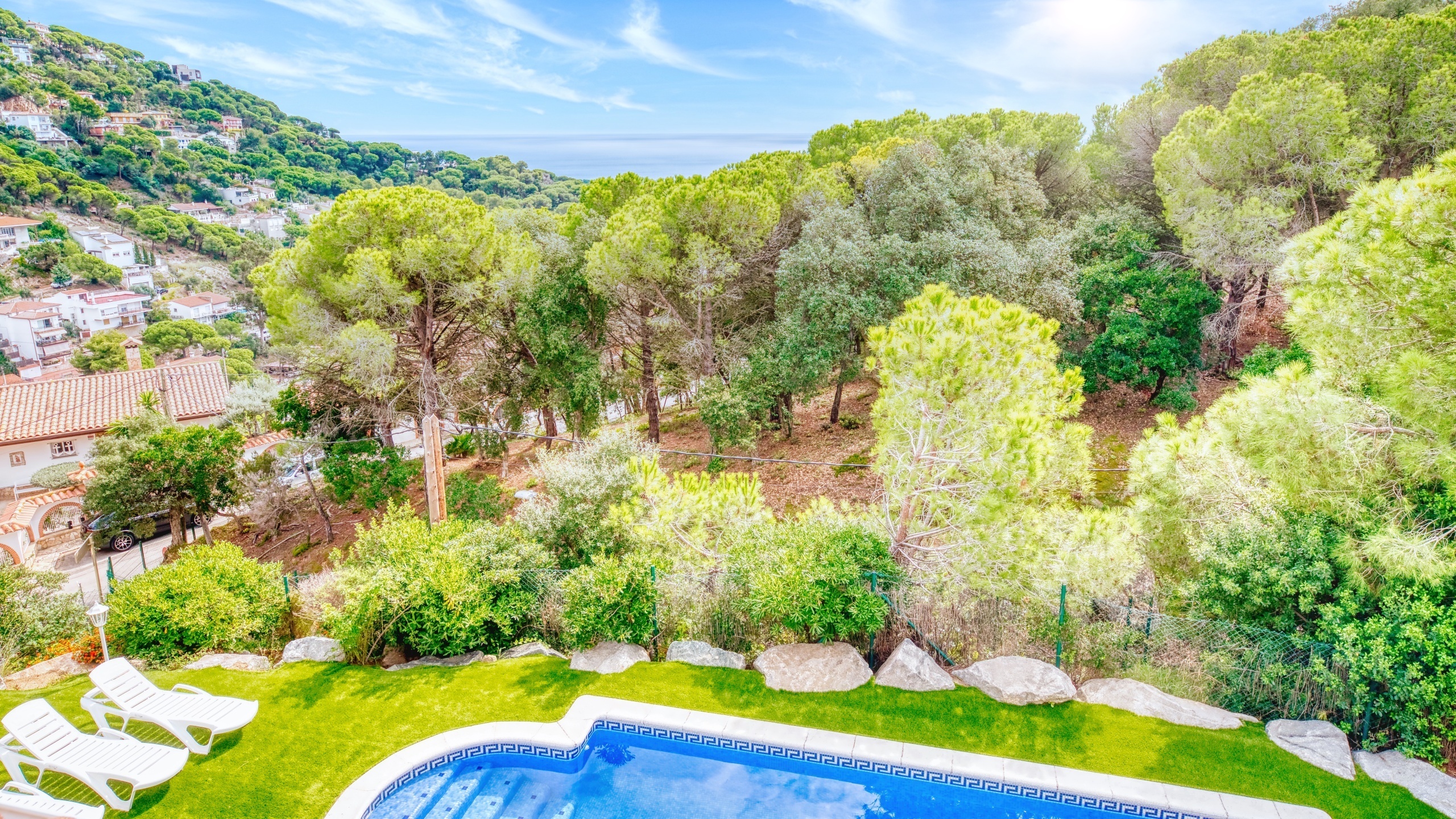 Ferienhäuser Costa Brava Spanien - Villa La Luna - Eine der Aussichten