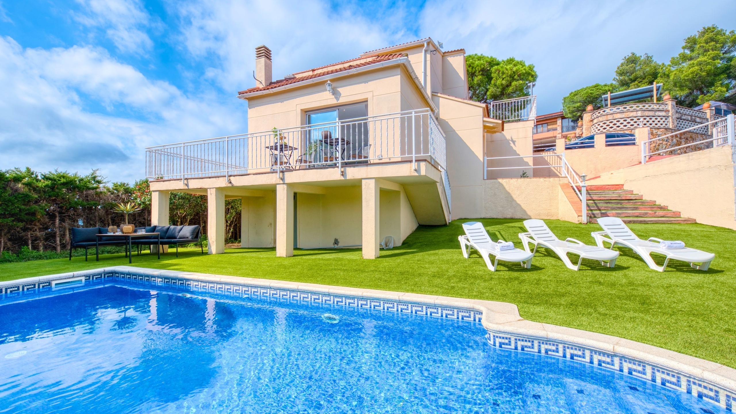 Ferienvilla Costa Brava Spanien - Villa La Luna - Villa außen