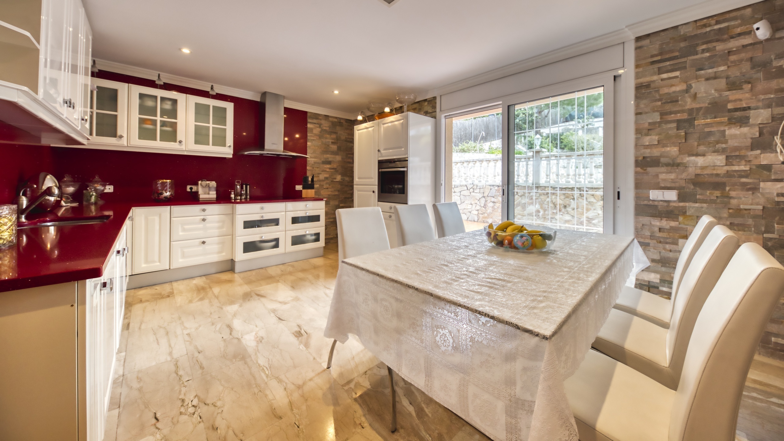 Ferienhäuser Costa Brava Spanien - Villa Lorena - Küche