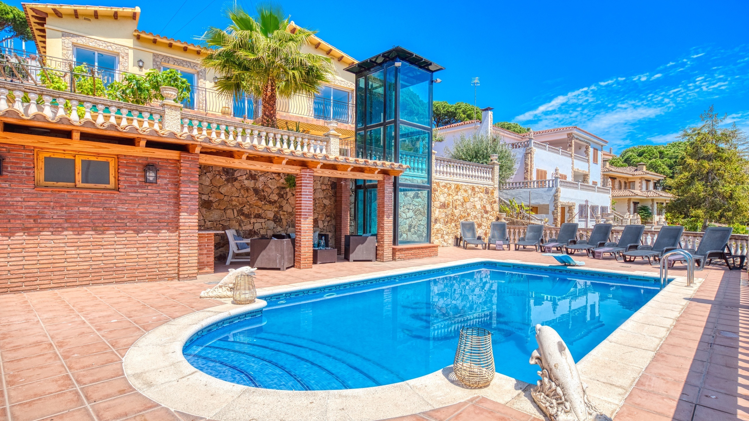 Ferienvilla Costa Brava Spanien - Villa Dolce Vita - Villa außen