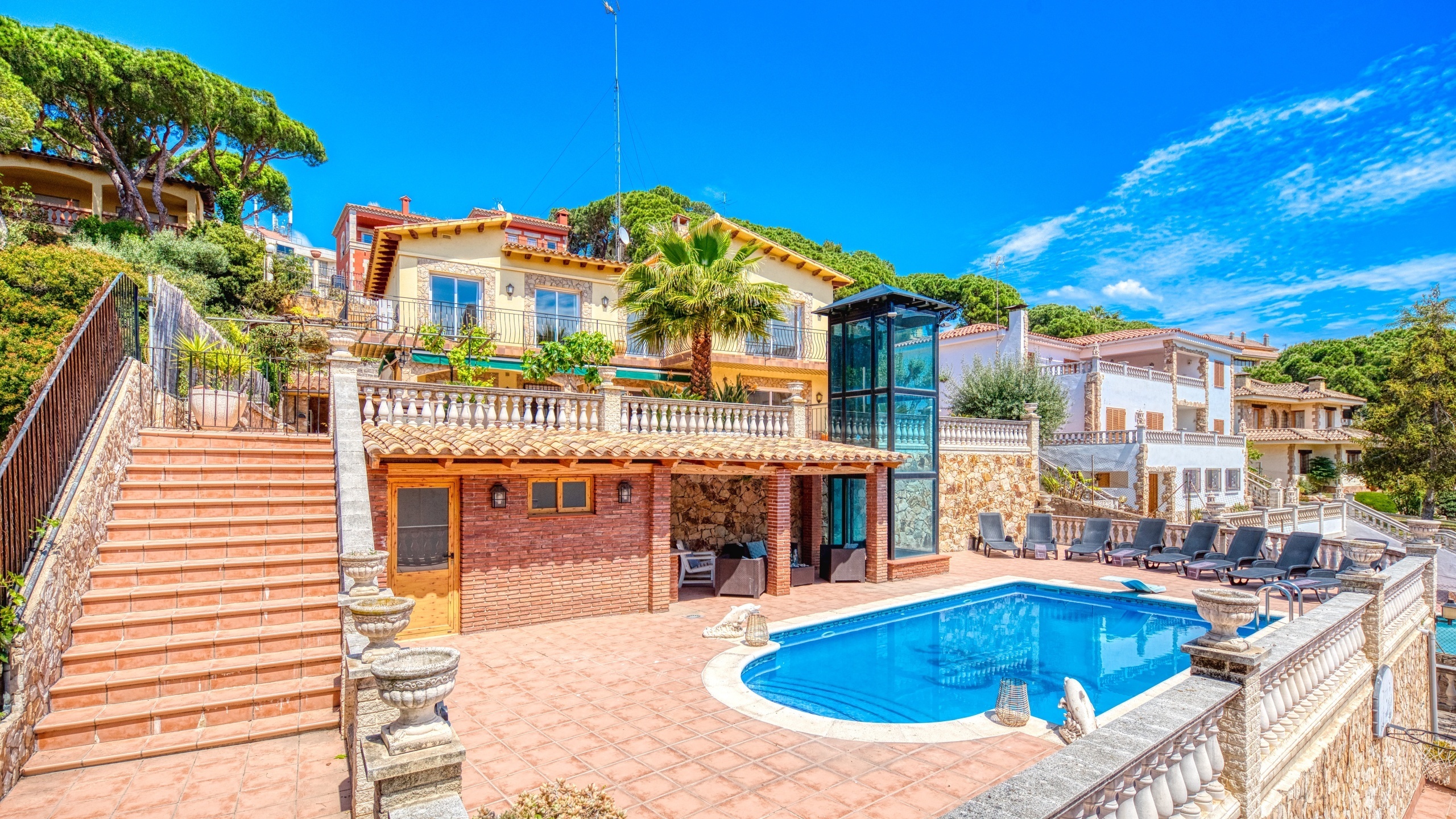 Ferienvilla Costa Brava Spanien - Villa Dolce Vita - Villa außen