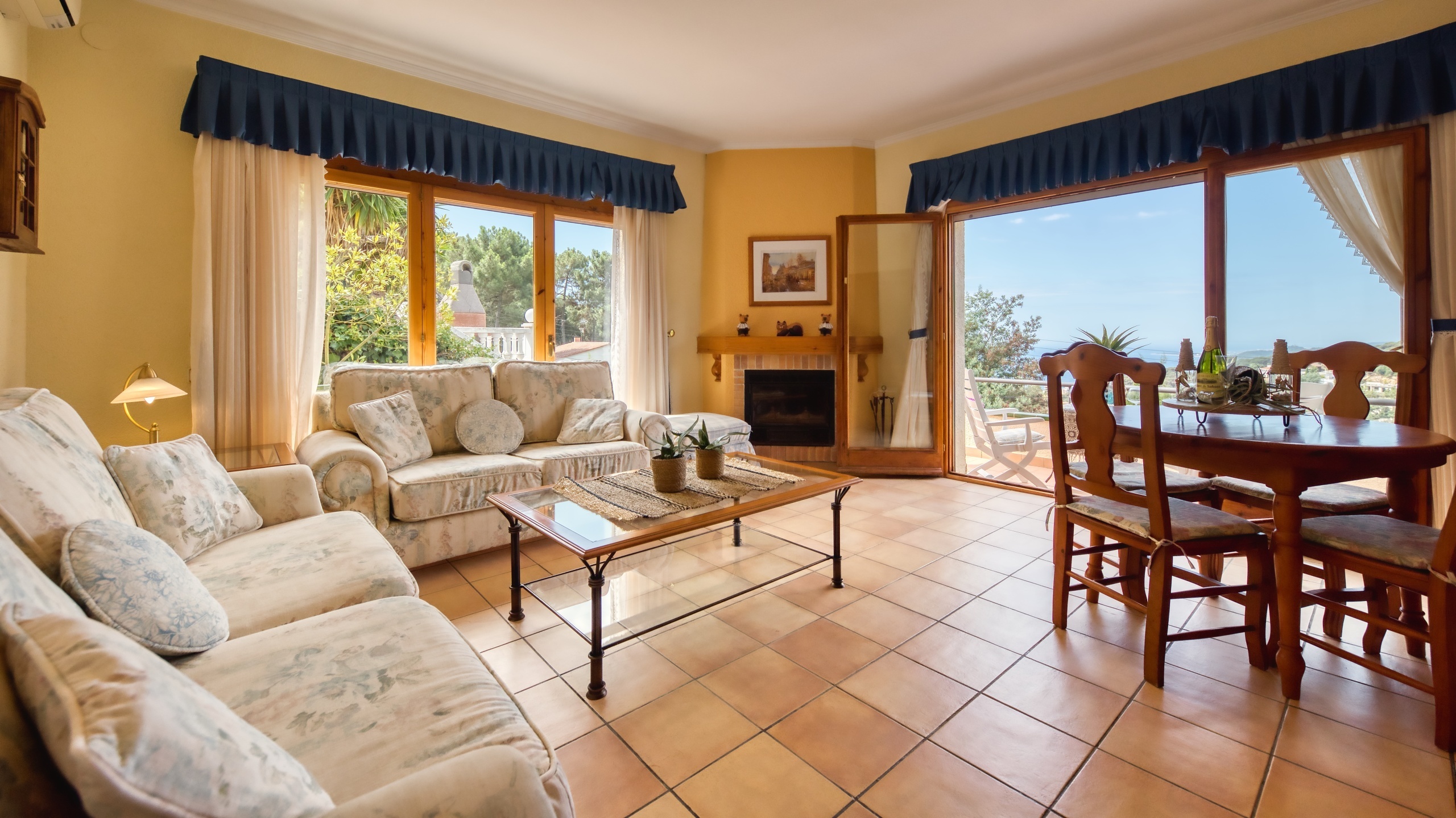 Ferienhäuser Costa Brava Spanien - Villa Cleo - Wohnzimmer