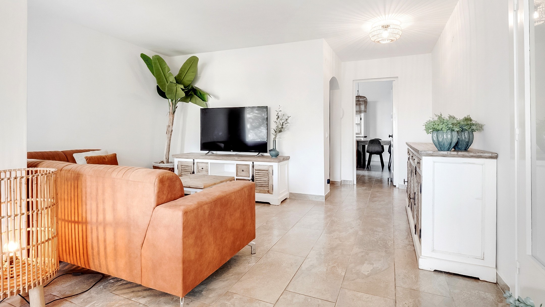 Ferienhäuser Costa Brava Spanien - Villa Tropicana - Wohnzimmer