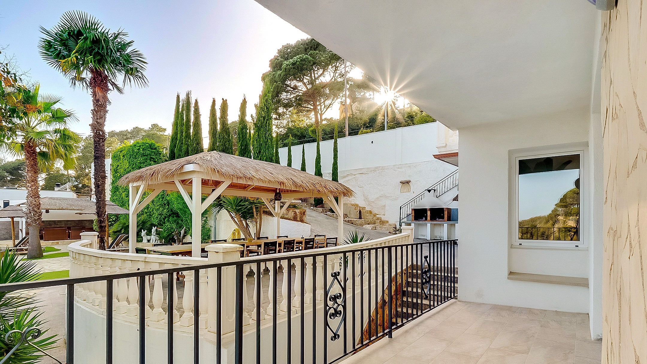 Ferienhäuser Costa Brava Spanien - Villa Tropicana - Terrasse