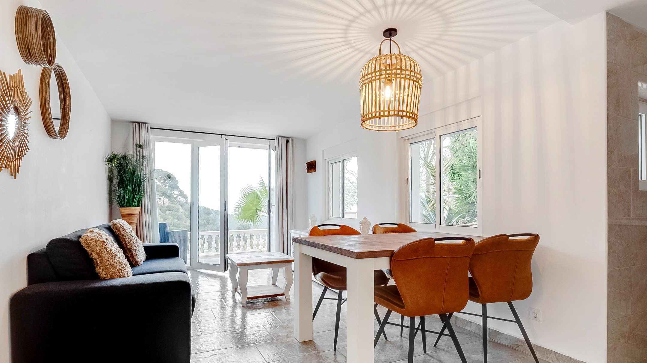 Ferienhäuser Costa Brava Spanien - Villa Tropicana - Esszimmer
