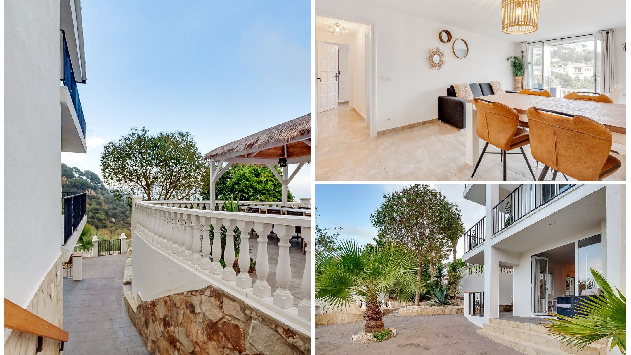 Ferienhäuser Costa Brava Spanien - Villa Tropicana - Außenbereich