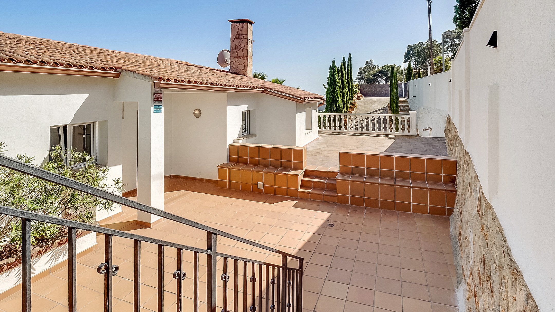Ferienhäuser Costa Brava Spanien - Villa Tropicana - Außenbereich