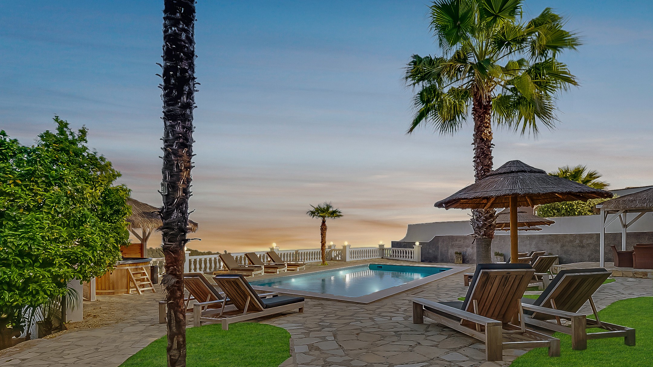 Ferienhäuser - Costa Brava - Spanien - Villa Tropicana - Schwimmbad