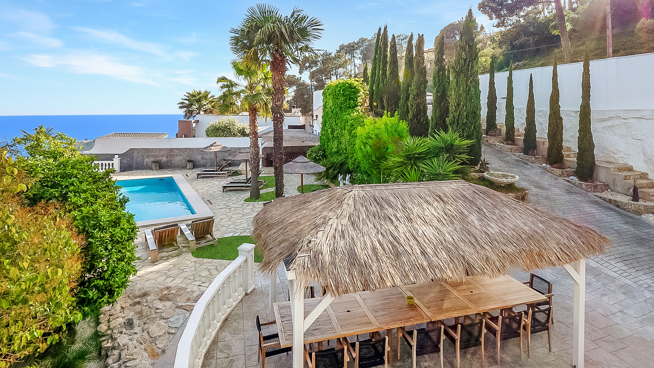 Ferienhäuser Costa Brava Spanien - Villa Tropicana - Schwimmbad