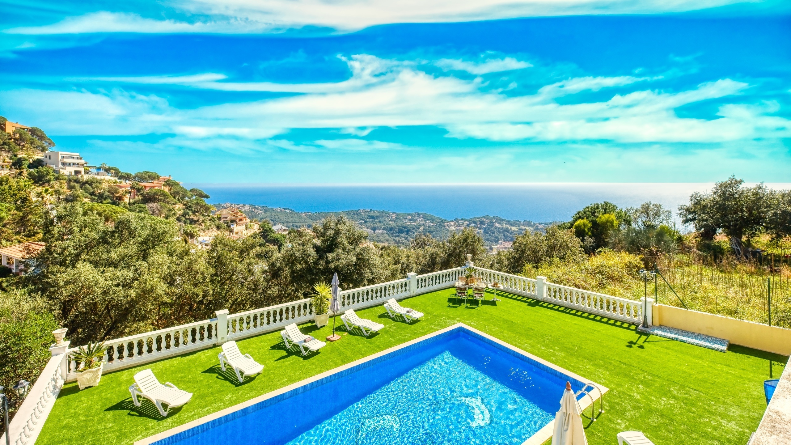 Ferienvilla Costa Brava Spanien - Villa Sunrise - Eine der Aussichten