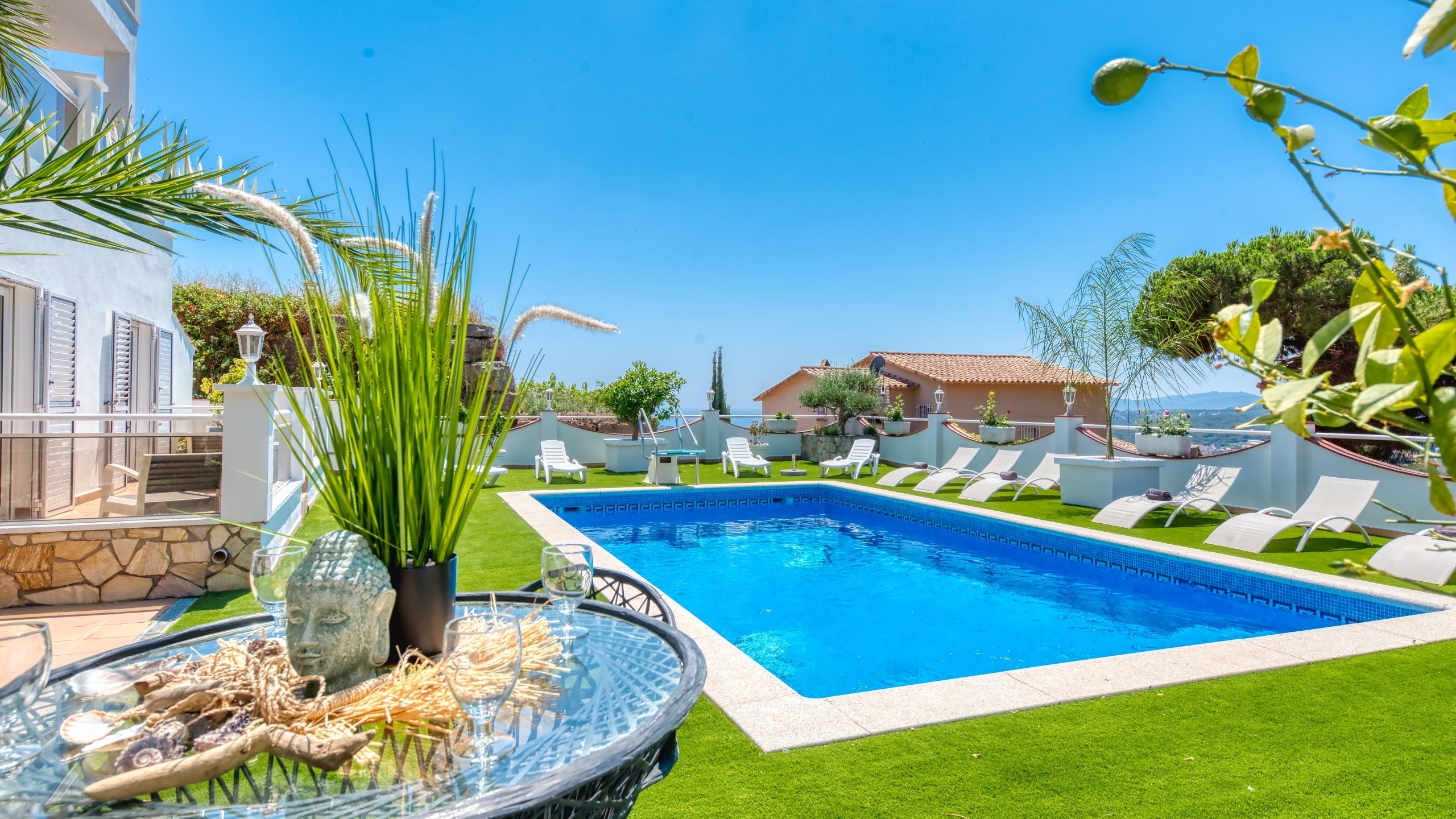 Ferienhäuser Costa Brava Spanien - Villa Maribel - Schwimmbad