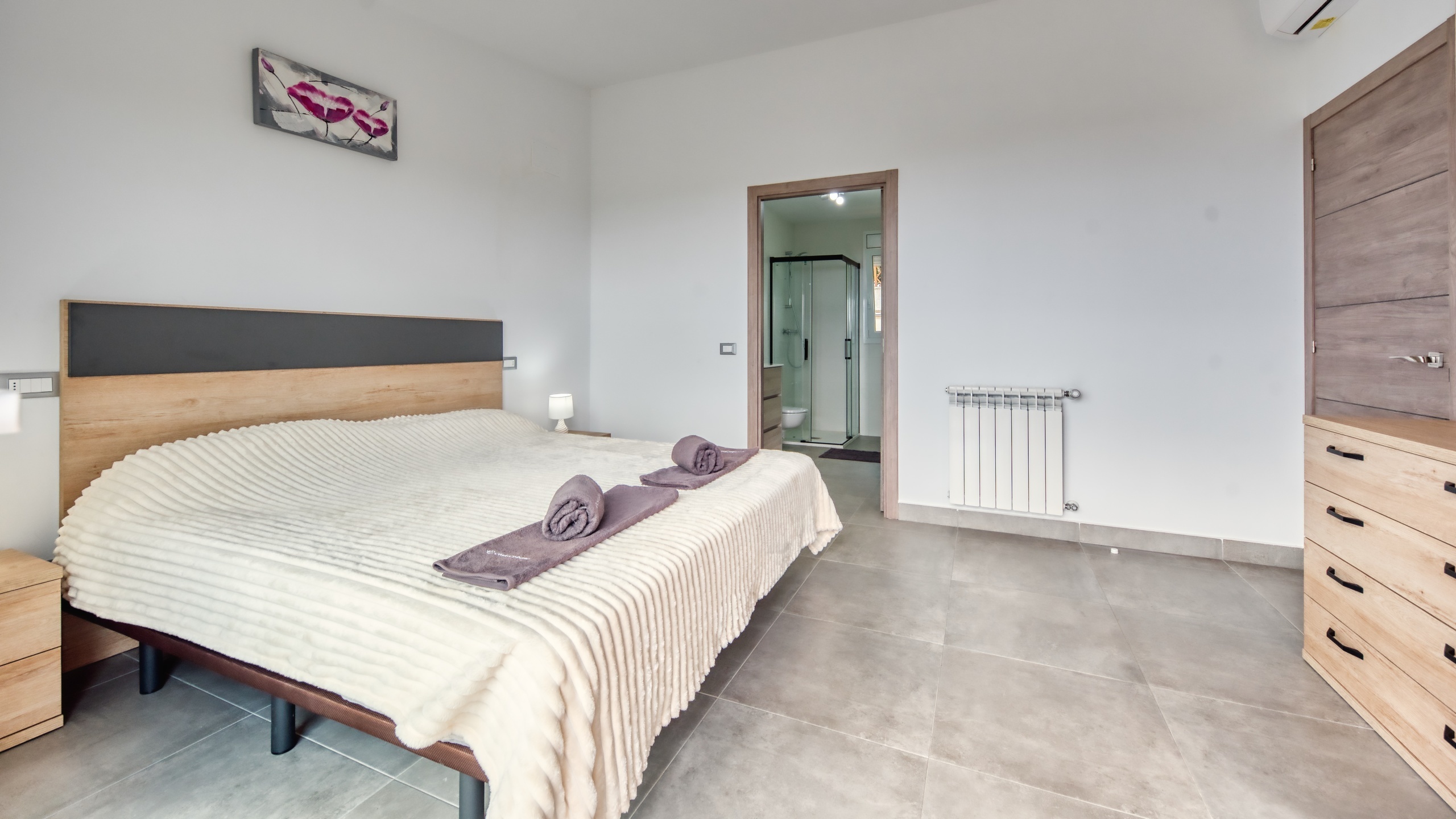 Ferienhäuser Costa Brava Spanien - Villa BellaVista - Hauptschlafzimmer