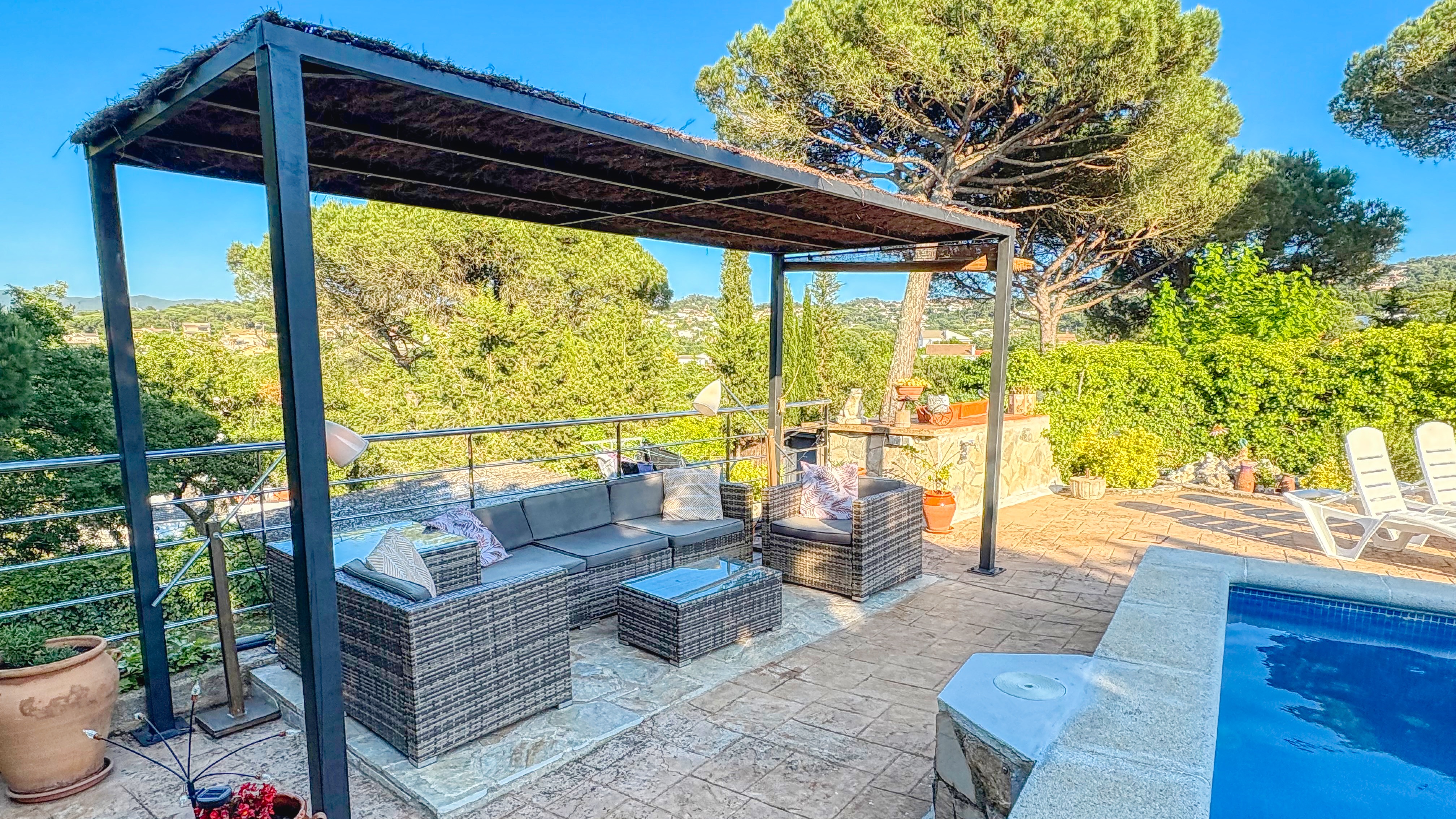 Ferienhäuser Costa Brava Spanien - Villa Iako - Lounge-Bereich