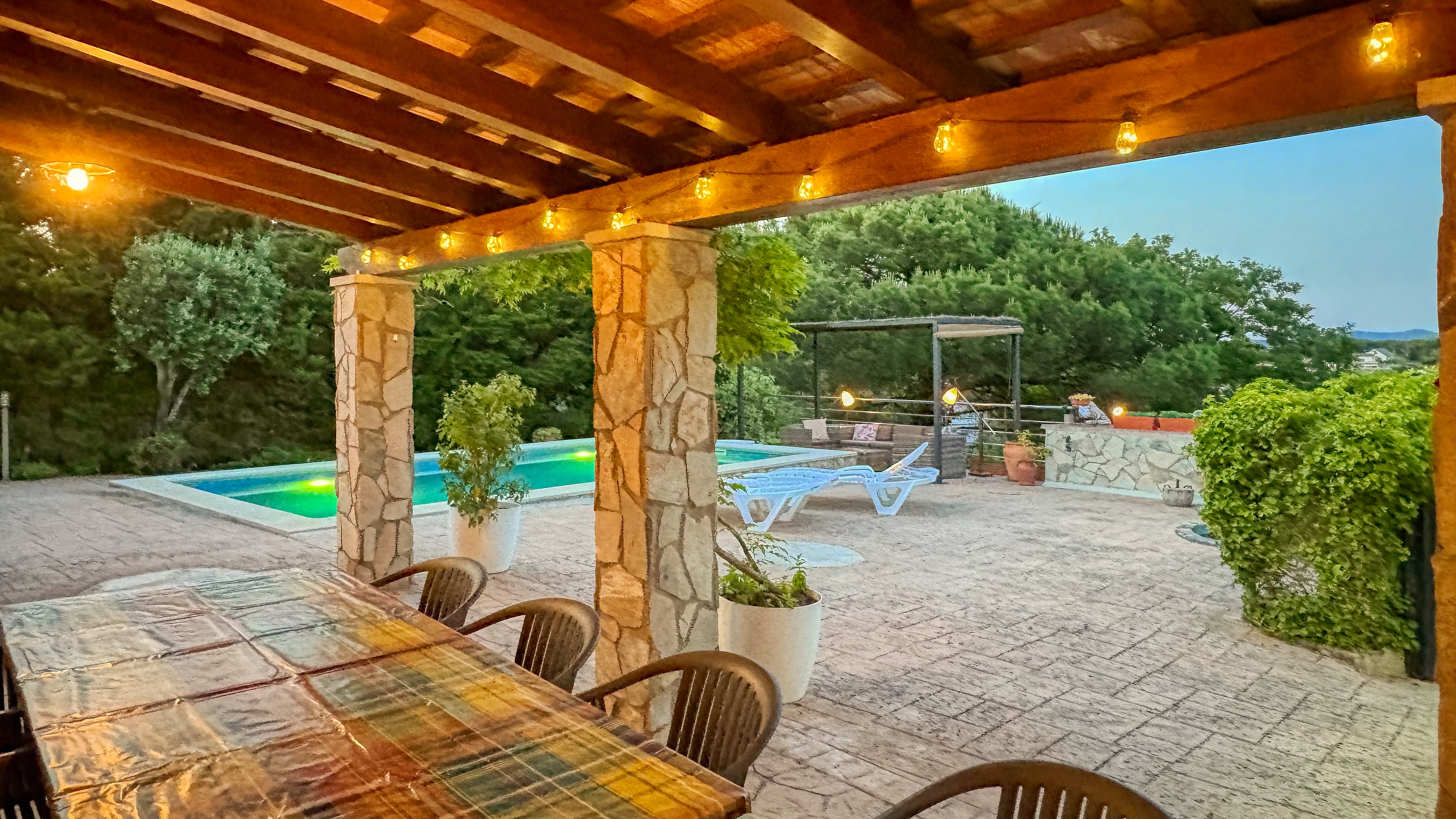 Ferienhäuser Costa Brava Spanien - Villa Iako - Essecke