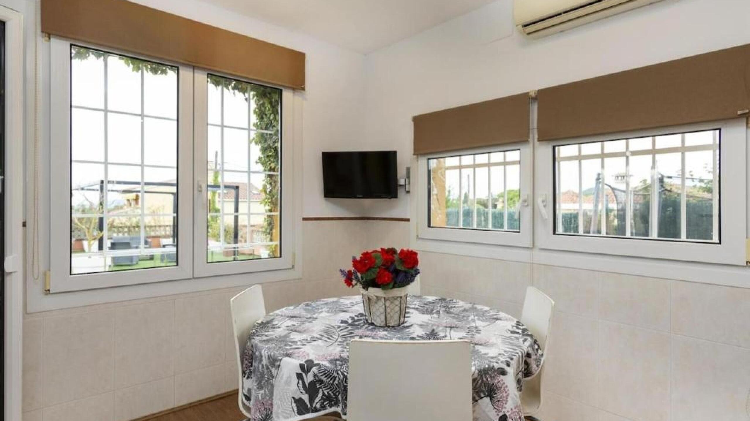 Ferienhäuser Costa Brava Spanien - Villa Soleia - Essecke