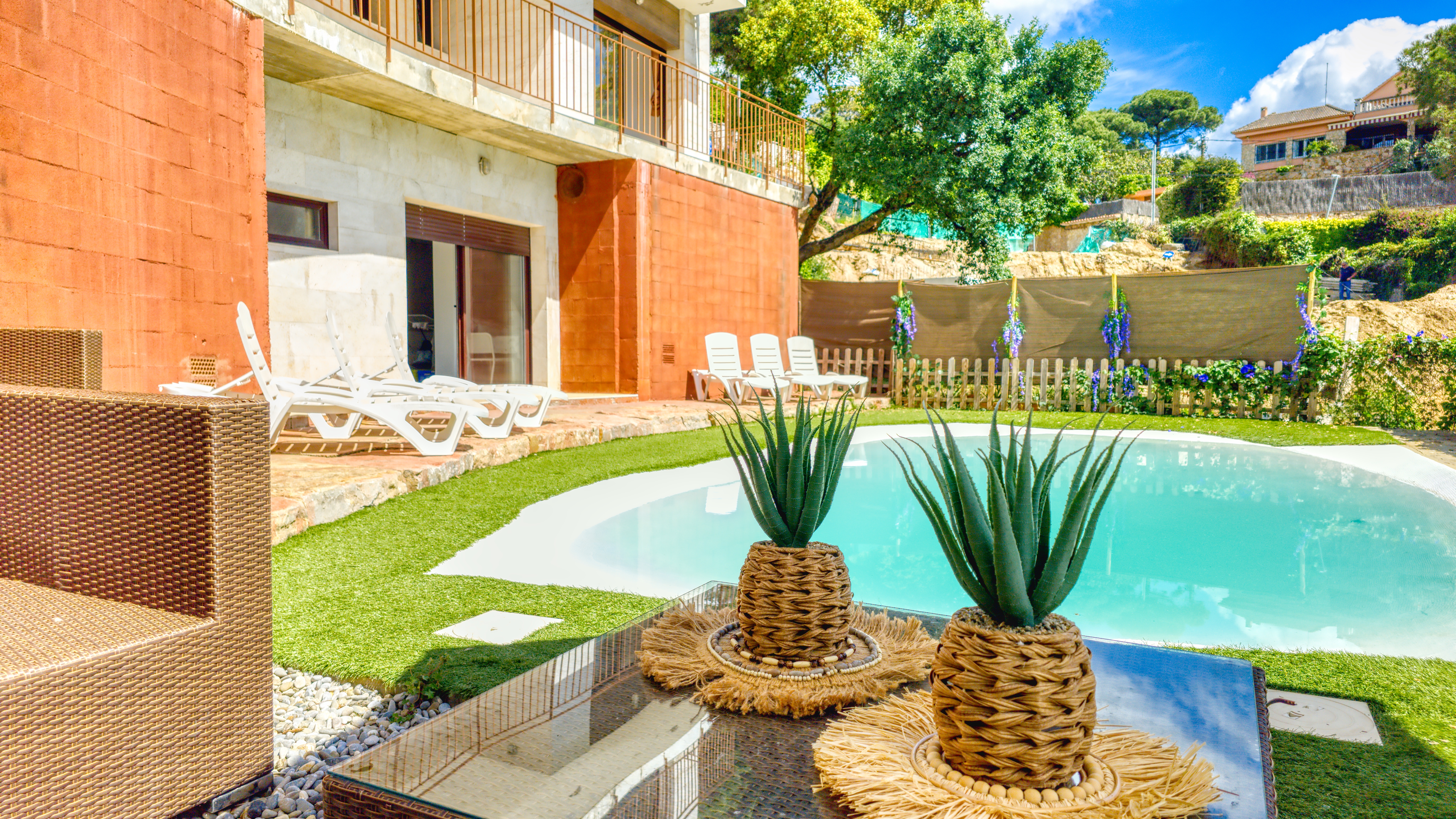 Ferienhäuser Costa Brava Spanien - Villa Sunny Beach - Sonnenliegen